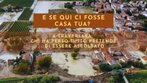 Foto aereo dell'alluvione di Traversara di Settembre 2024. La sicurezza del fiume Lamone è alla base di un ritorno di serenità per i traversaresi